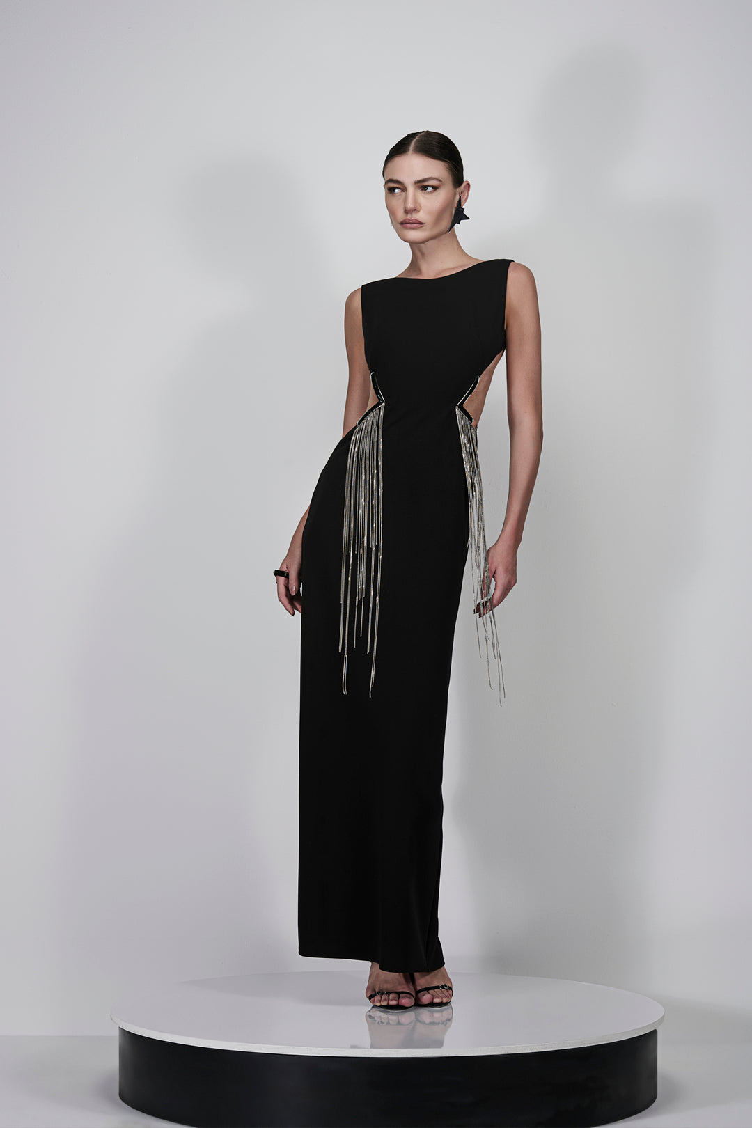 Vestido Longo Correntes