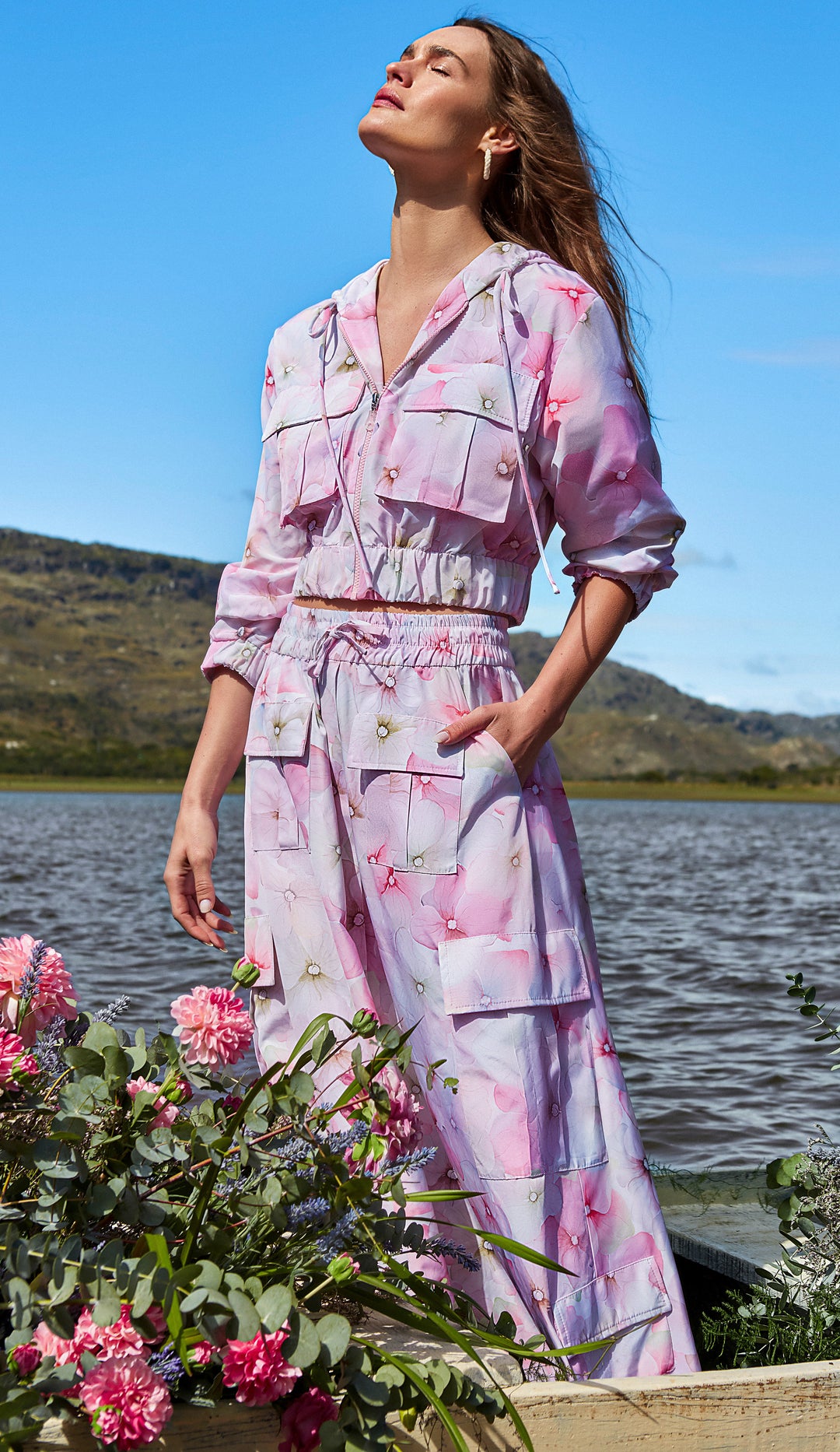 Anne Fernandes Jacket+Skirt Set