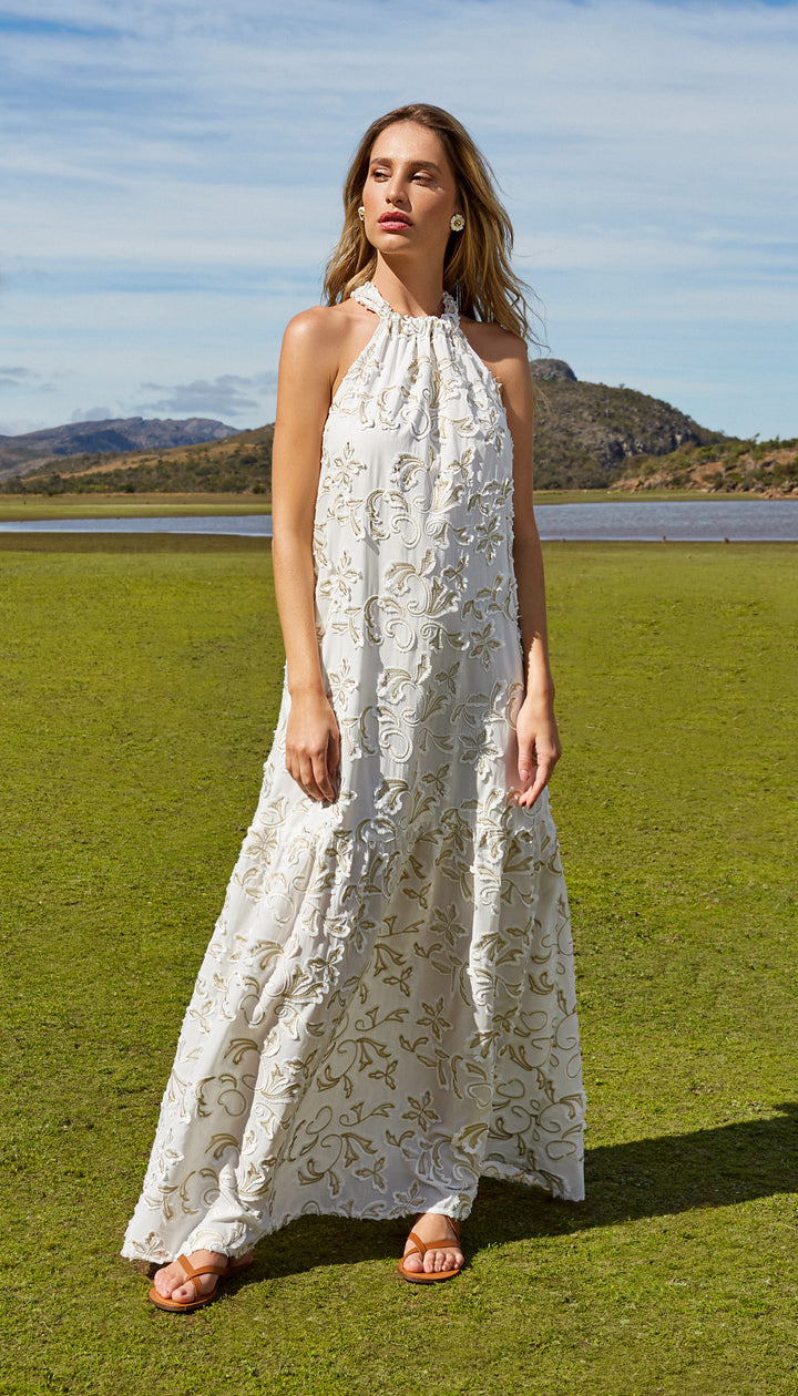 Vestido Longo Estampa