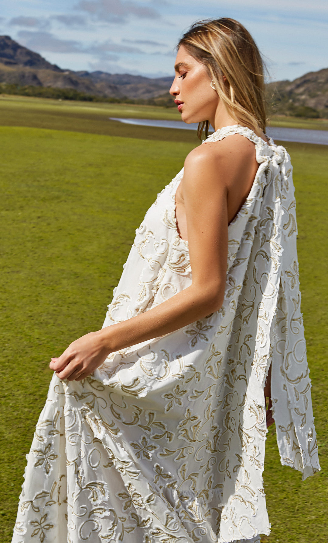 Vestido Longo Estampa