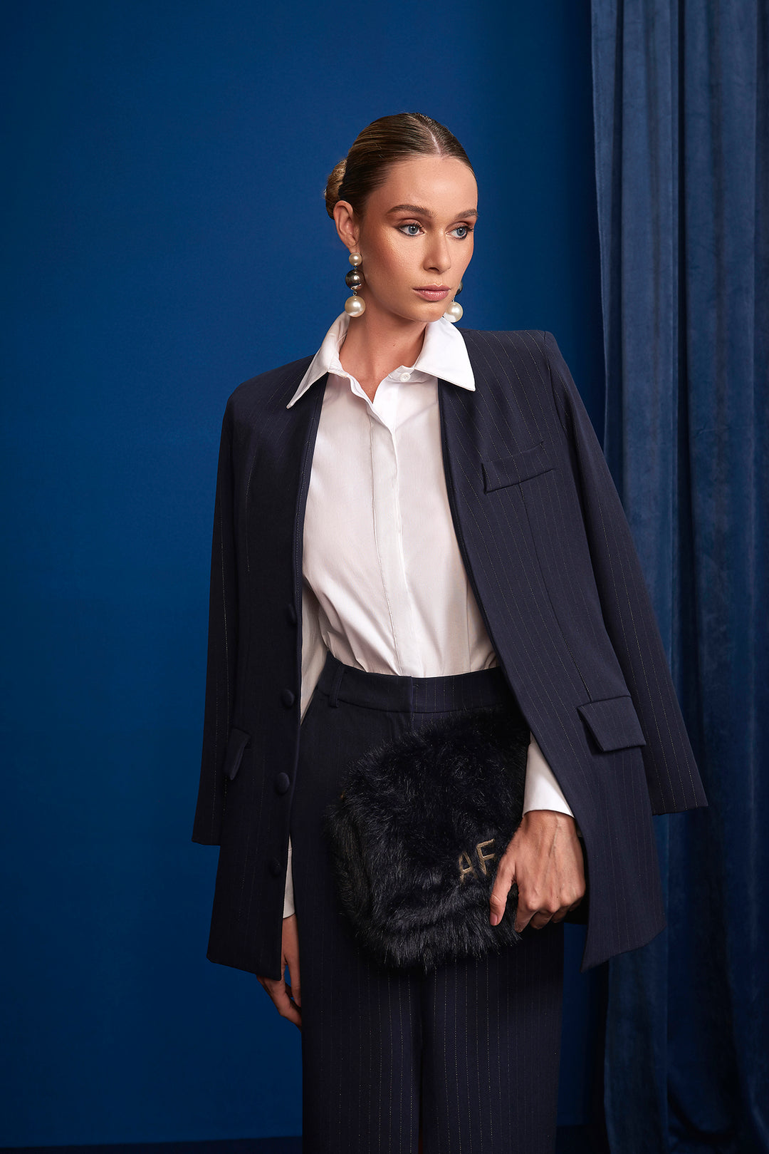 Anne Fernandes Blazer+Skirt Set