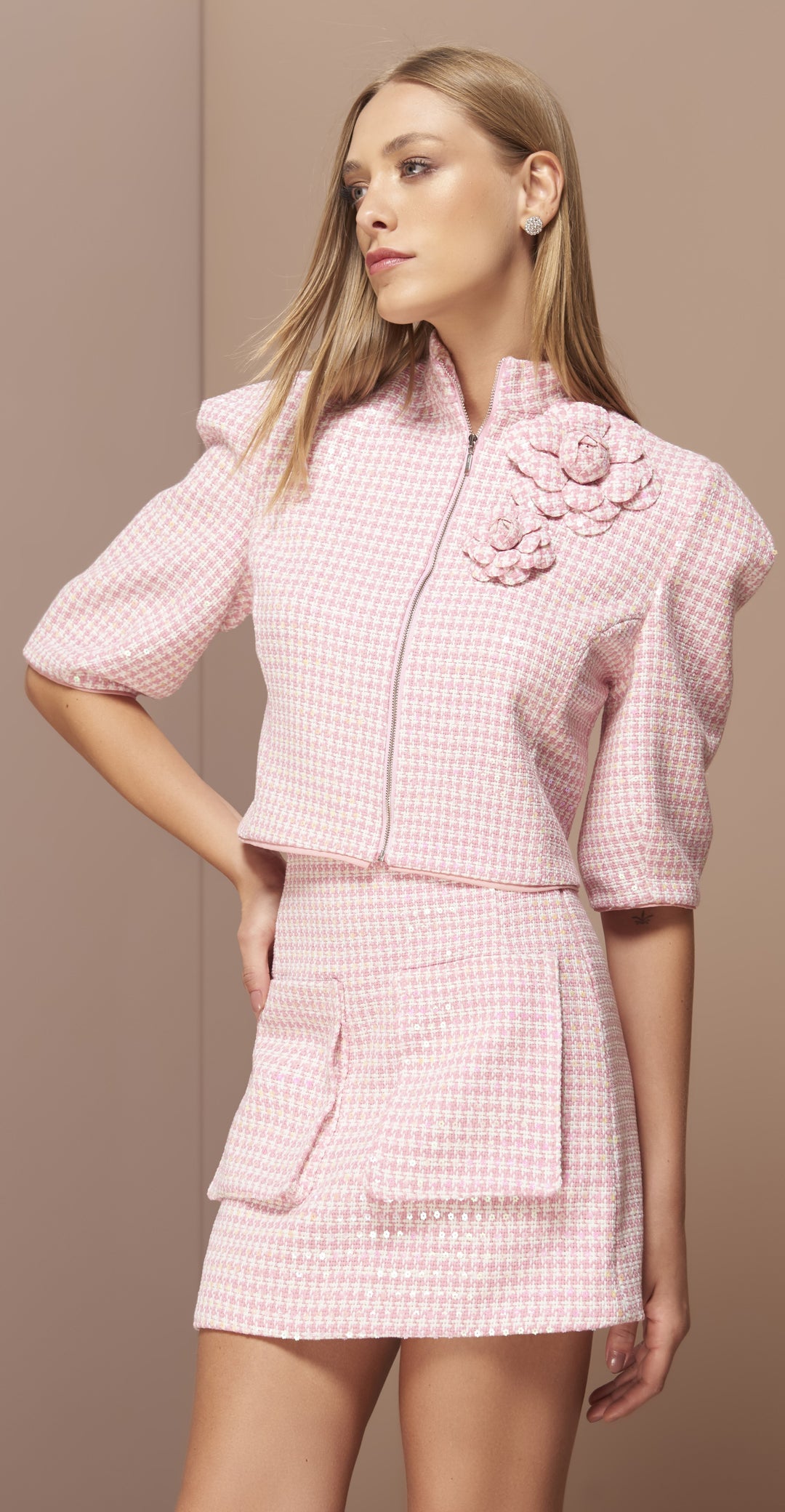 Anne Fernandes Jacket+Skirt Set