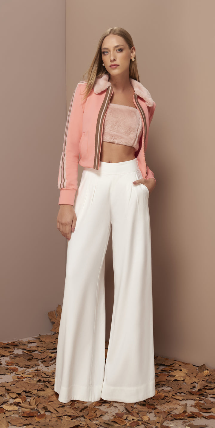 Anne Fernandes Fur Jacket+Top Set