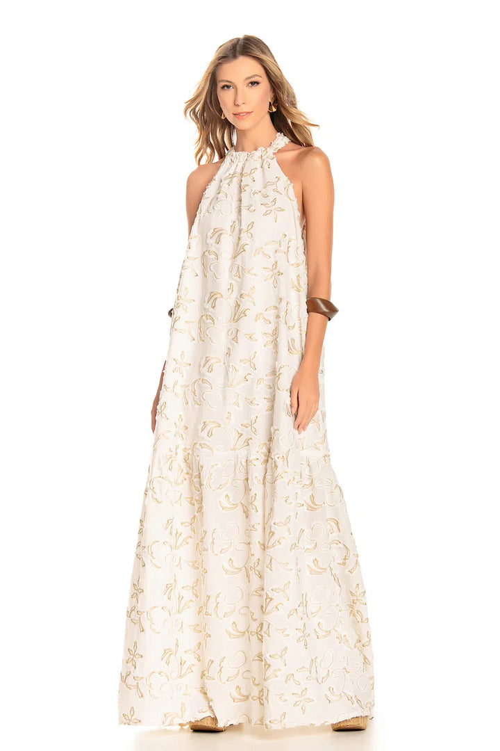 Vestido Longo Estampa