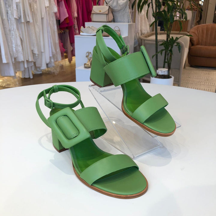 Carrano Leather Maxi Buckle Sandal