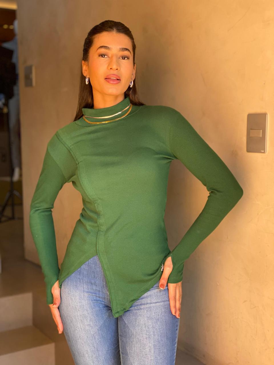 Razzo Asymmetric Blouse