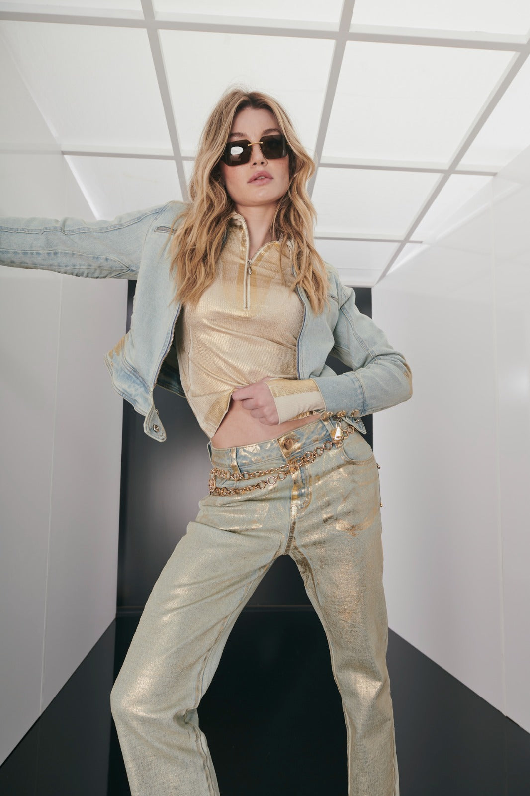 Foil Razzo Denim Jacket