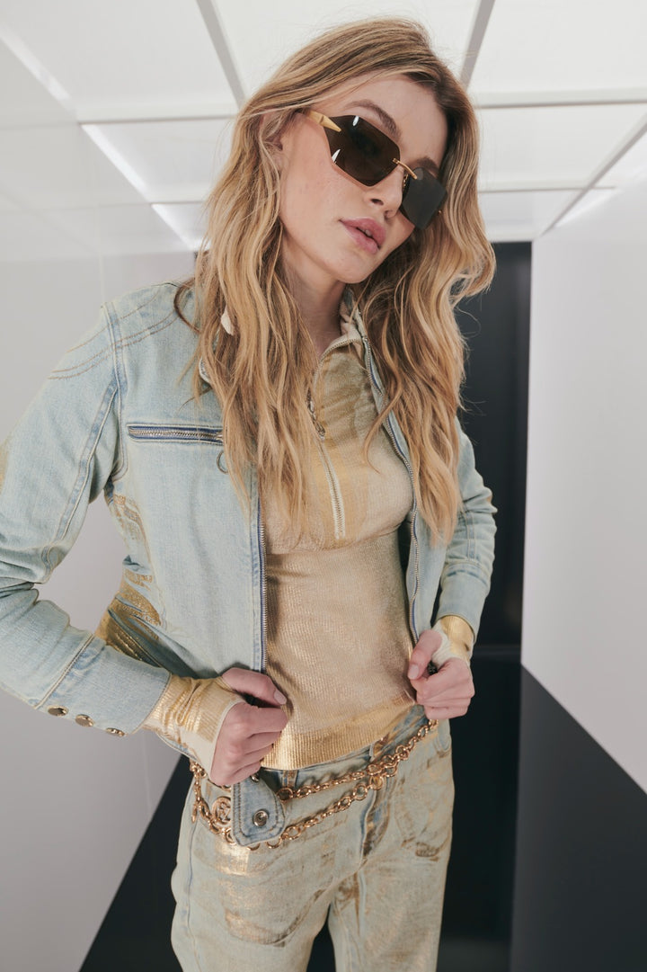 Foil Razzo Denim Jacket