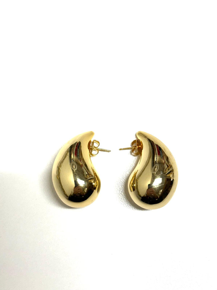 Large Plain Drop Earring