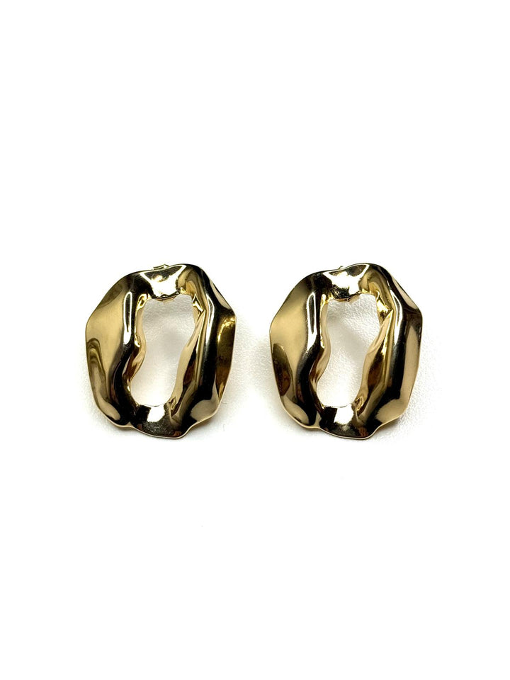 Plain Detailed Organic Earring