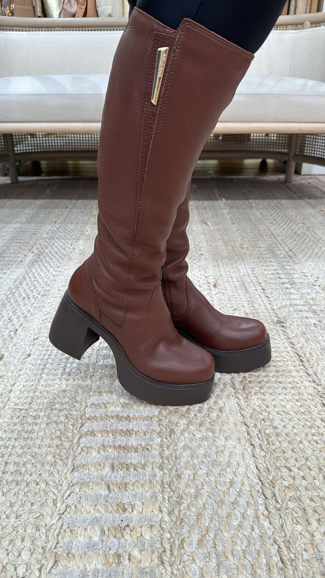 Bottero Leather Long Boot