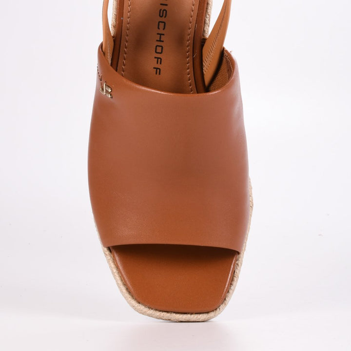 Jorge Bischoff Leather Rope Wedge Sandal
