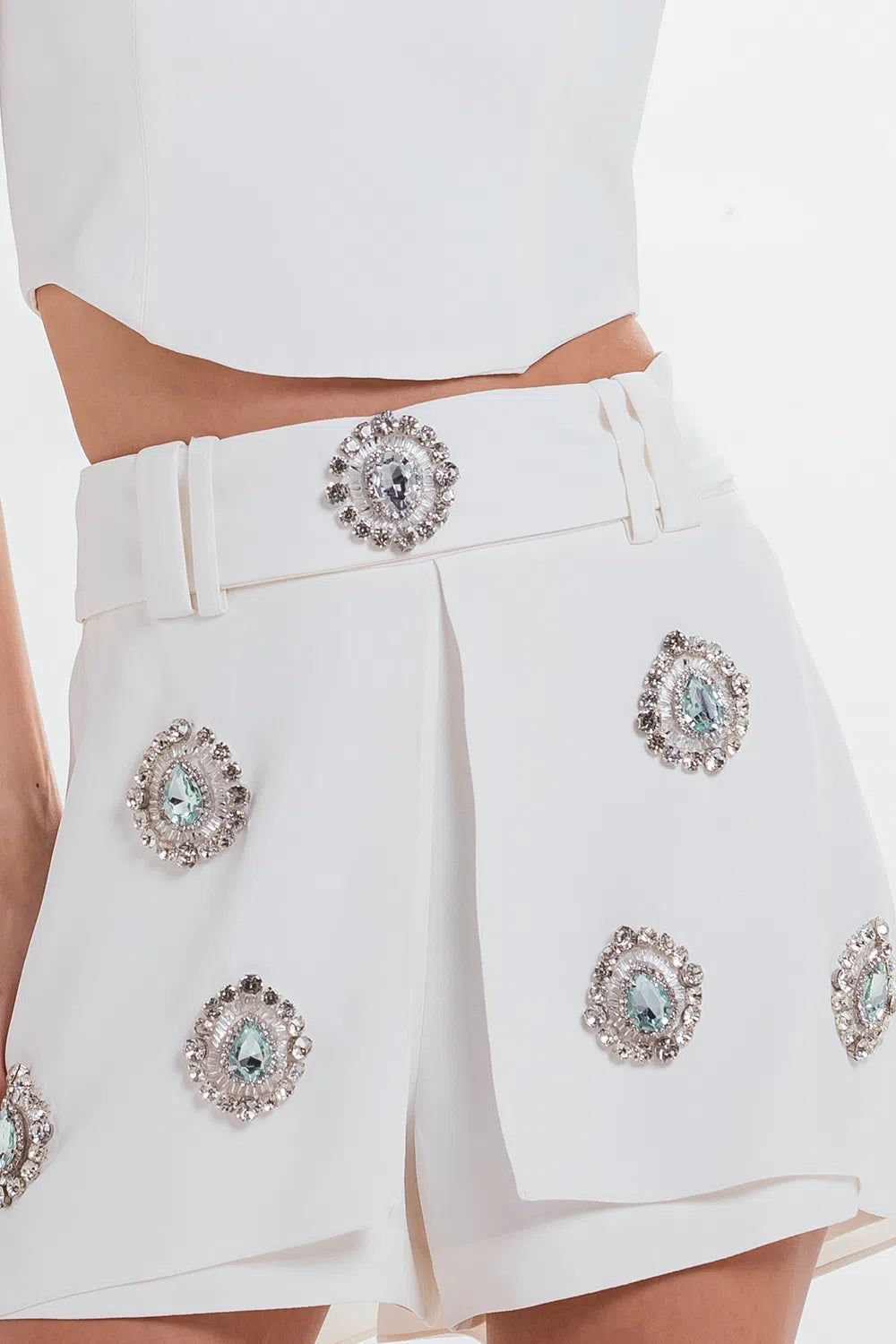Short Skirt with Rhinestones Charth