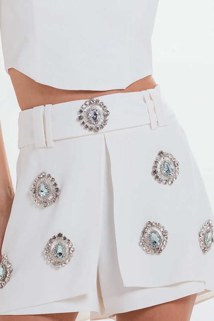 Short Skirt with Rhinestones Charth