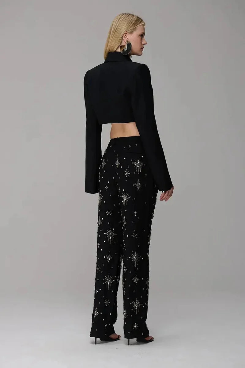 Asymmetrical Cropped Blazer
