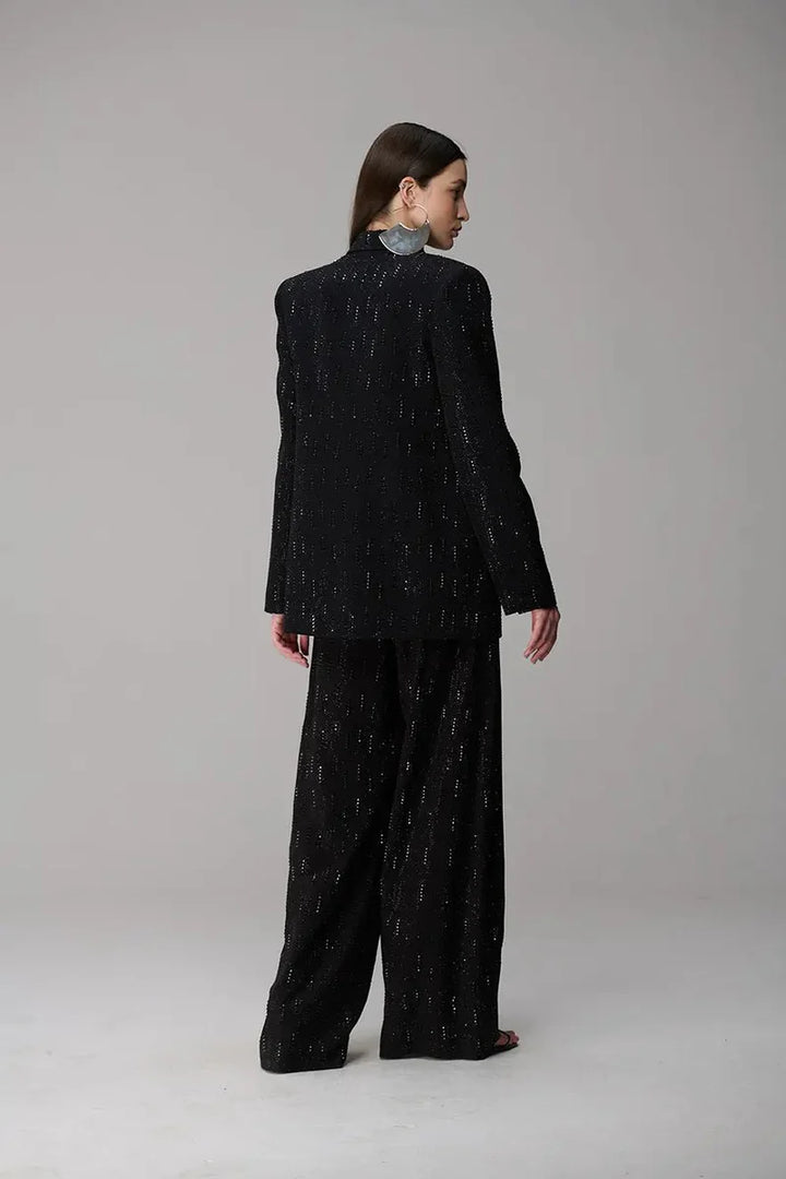Rhinestone Tailored Blazer