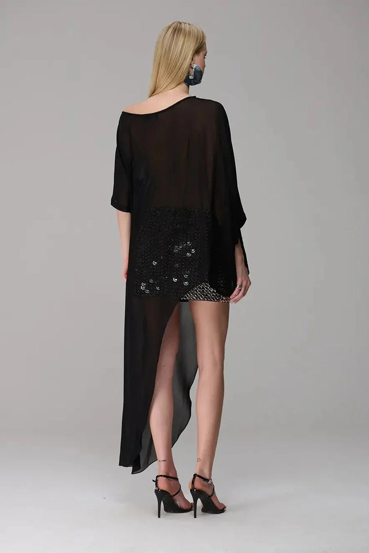 Blusa Barra Maxi Manga
