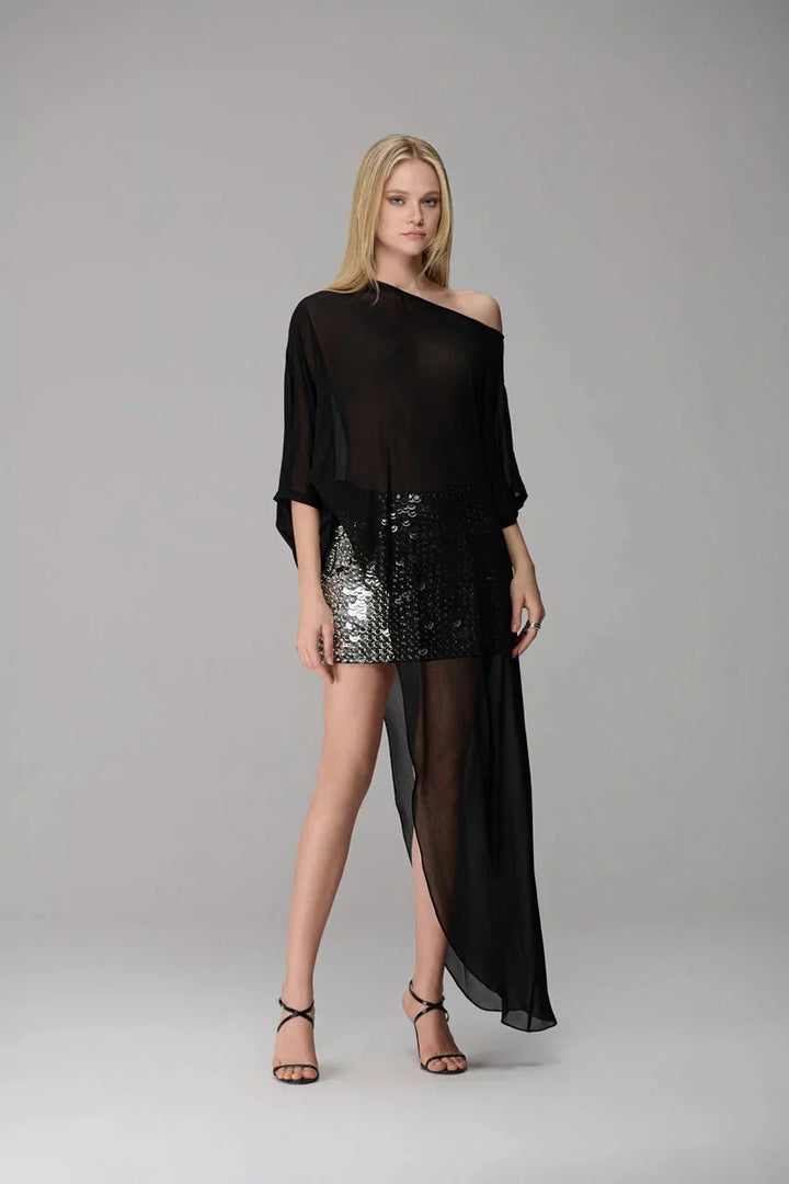 Blusa Barra Maxi Manga