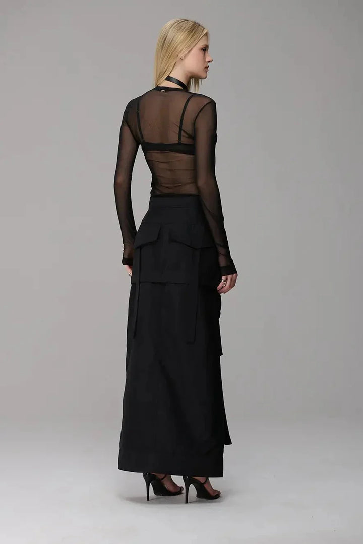 Mesh Star Metal Blouse
