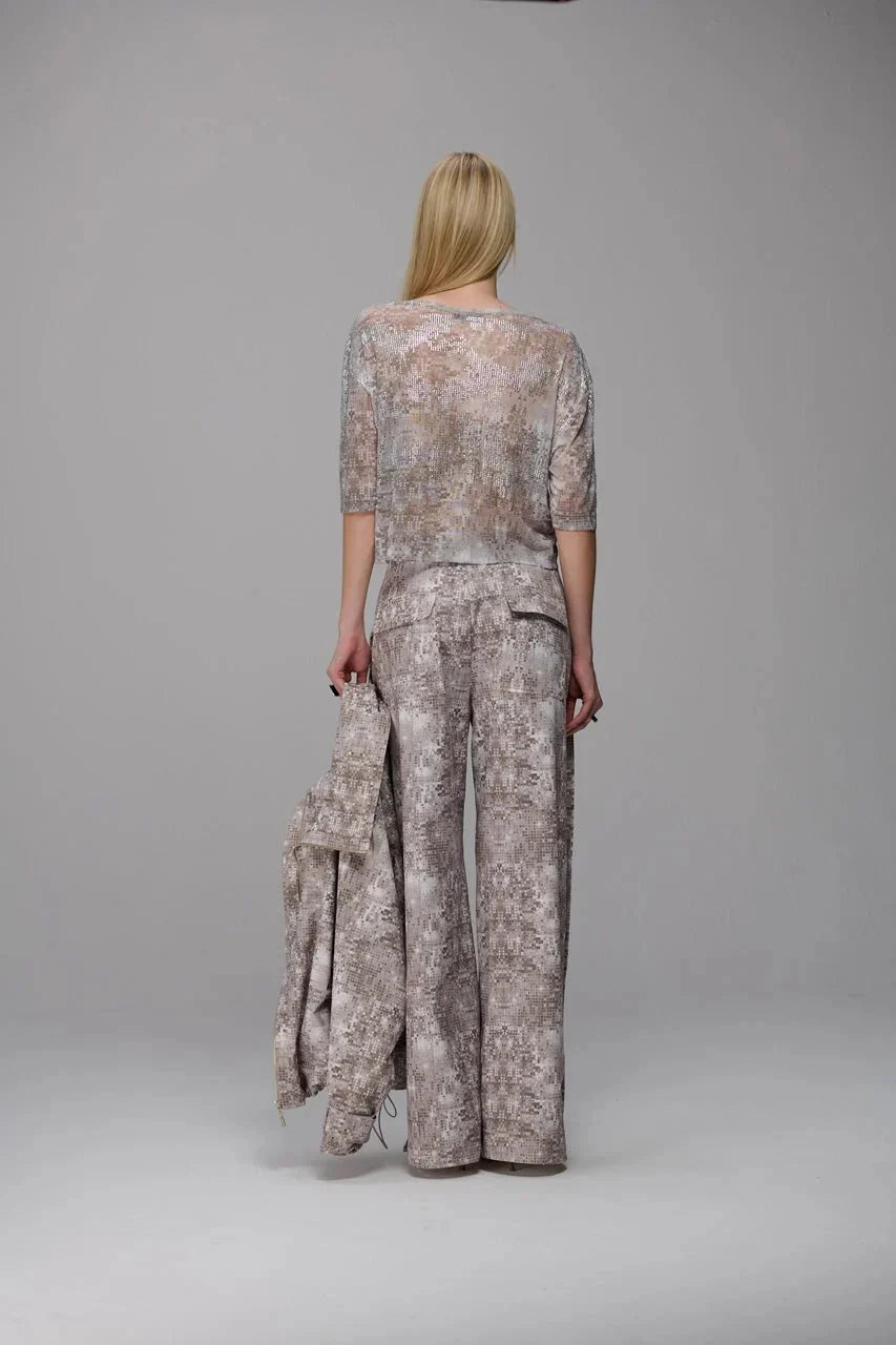 Tulle Transfer Blouse