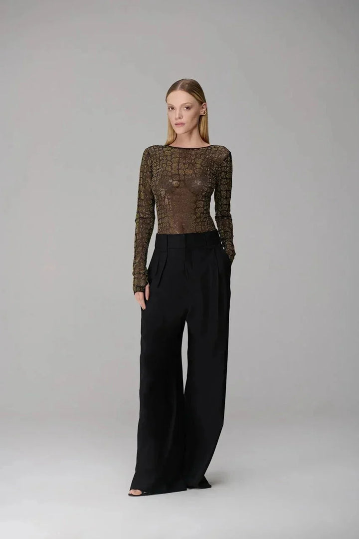 Body Transfer Croco Gold
