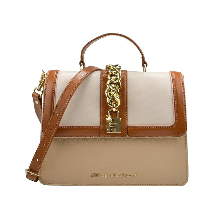 Jorge Bischoff Structured Leather Satchel Bag