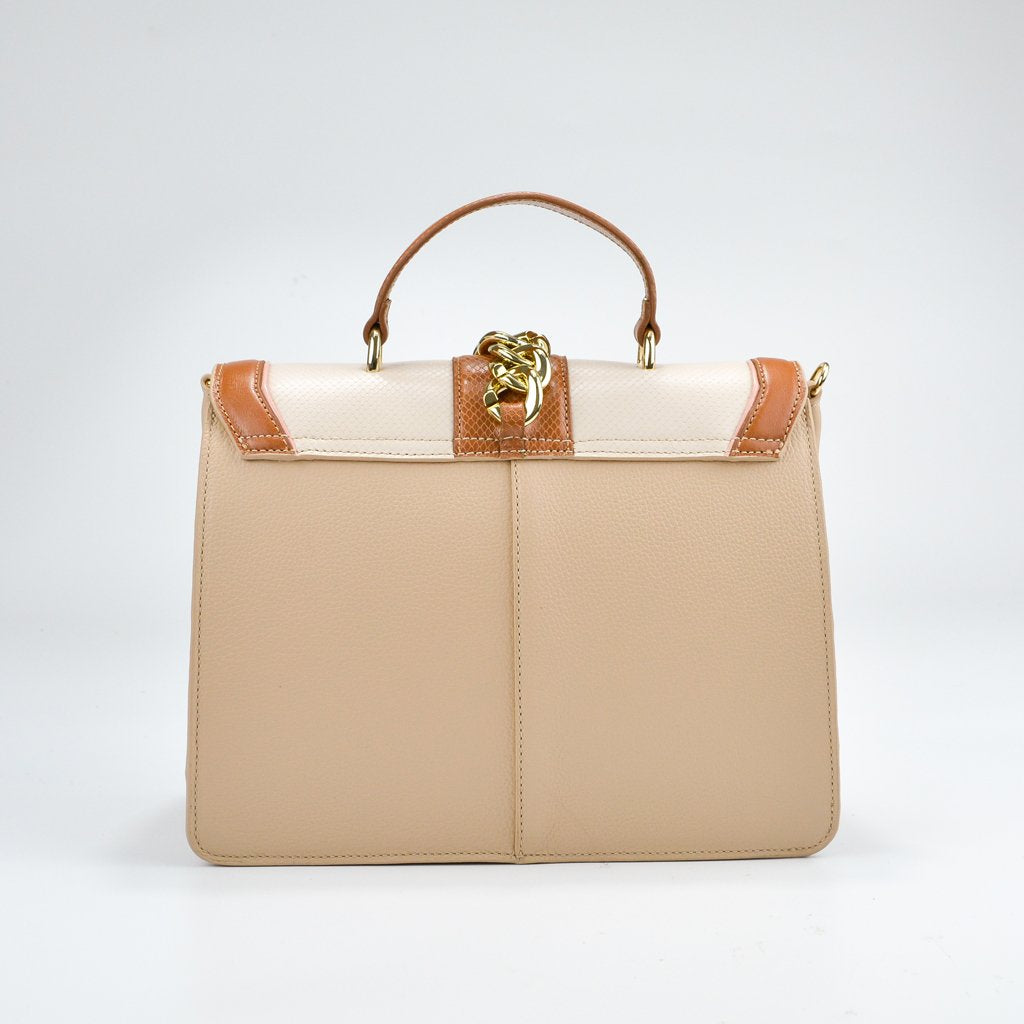 Jorge Bischoff Structured Leather Satchel Bag