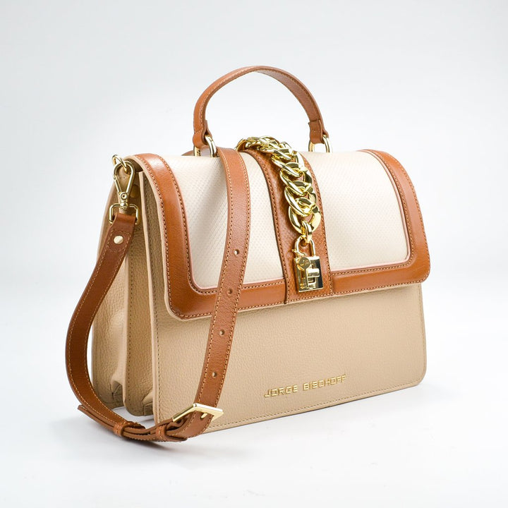 Jorge Bischoff Structured Leather Satchel Bag