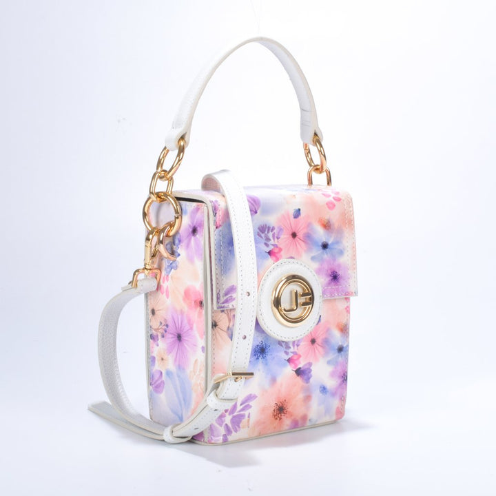 Jorge Bischoff Floral Leather Crossbody Bag