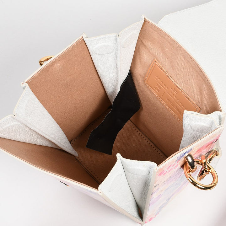 Jorge Bischoff Floral Leather Crossbody Bag