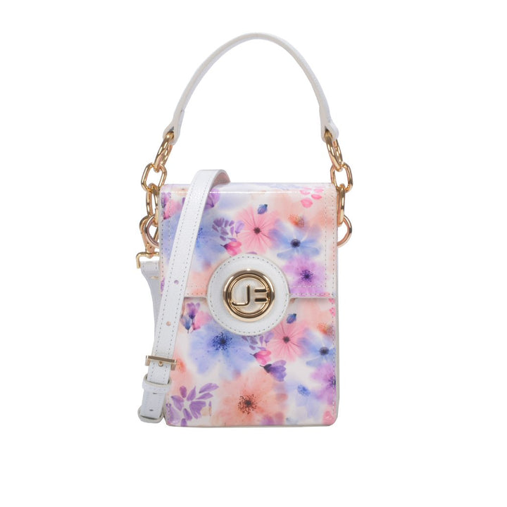 Jorge Bischoff Floral Leather Crossbody Bag