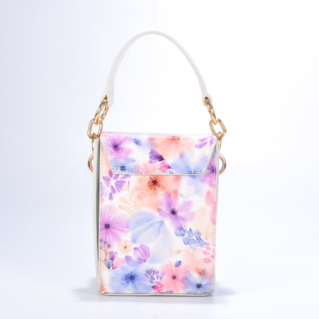 Jorge Bischoff Floral Leather Crossbody Bag