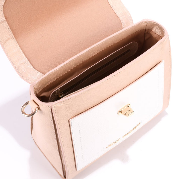 Jorge Bischoff Floral Leather Satchel Bag