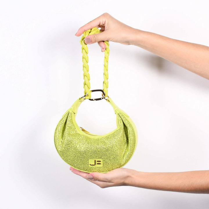Jorge Bischoff Hotfix Leather Hobo Bag