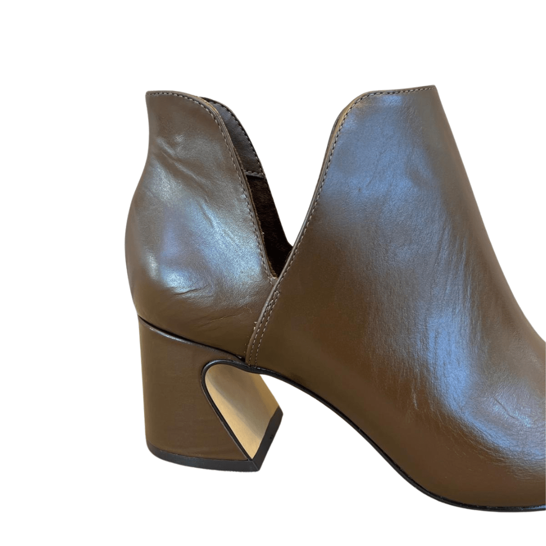Leather Cutout Boots