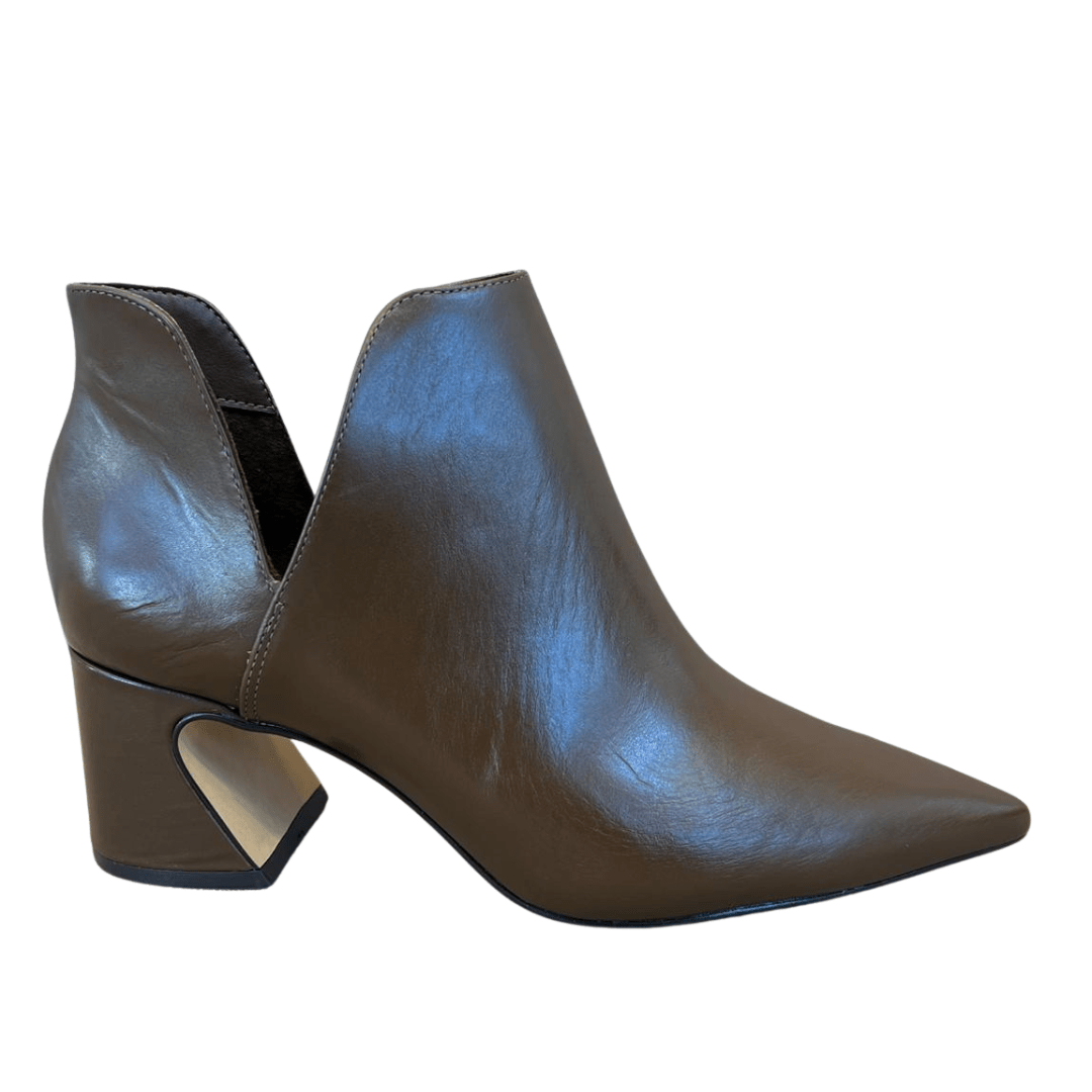 Leather Cutout Boots