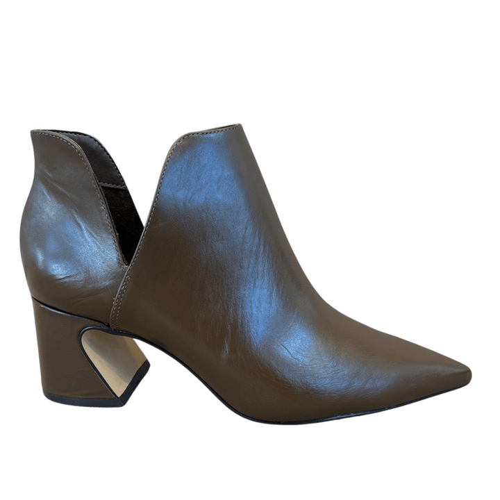 Leather Cutout Boots