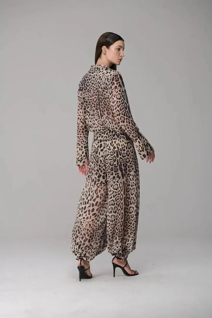 Puff Chiffon Trousers