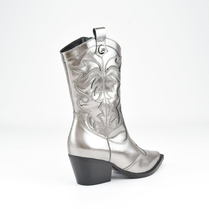 Jorge Bischoff Leather Mid-Calf Western Boot