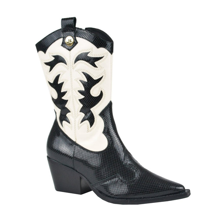 Jorge Bischoff Leather Mid-Calf Western Boot