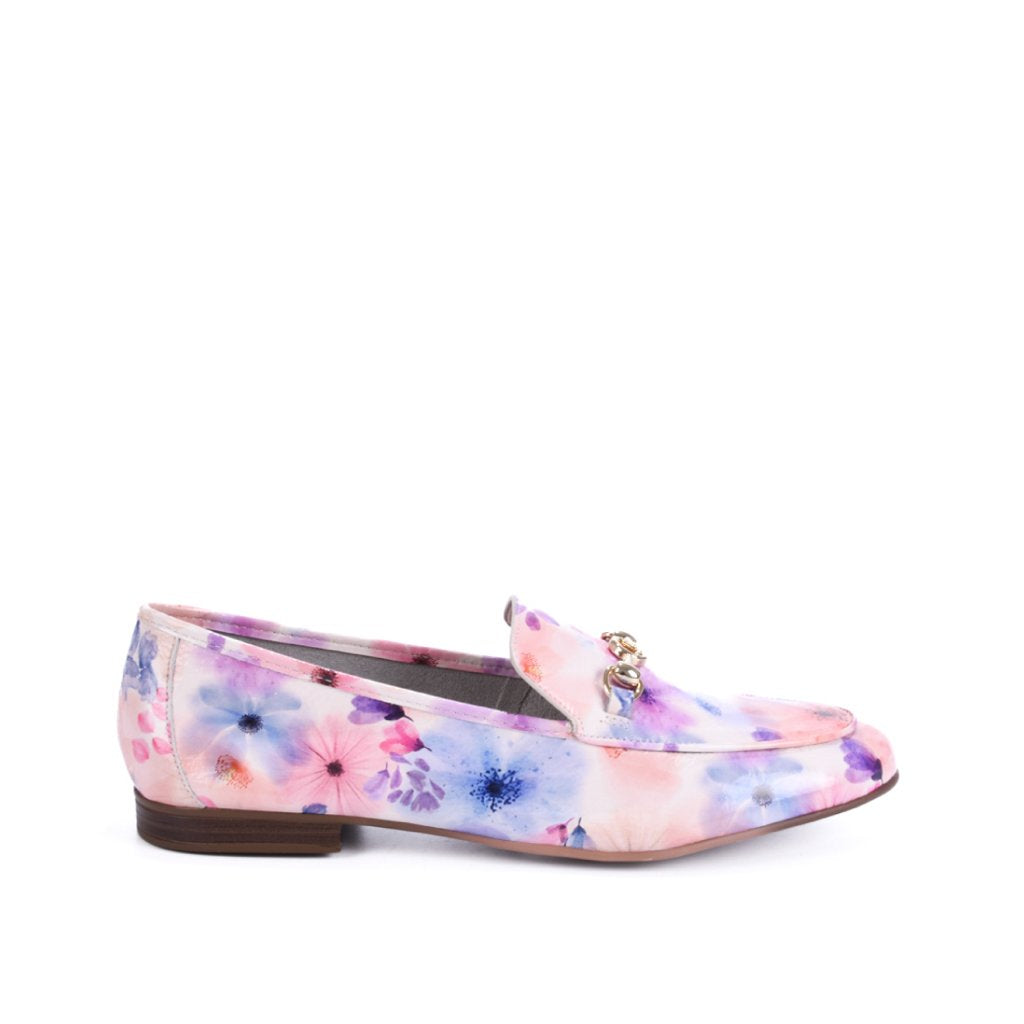 Jorge Bischoff Floral Leather Loafer