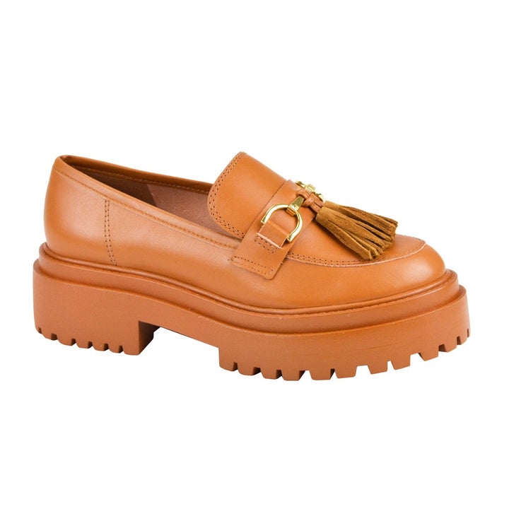 Jorge Bischoff Leather Fringed Tractor Loafer