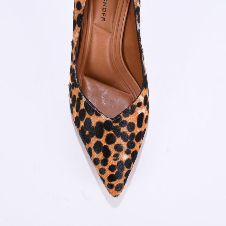 Jorge Bischoff Animal Print Leather Pumps