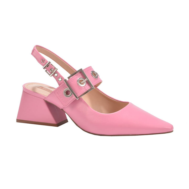 Jorge Bischoff Leather Slingback Buckles