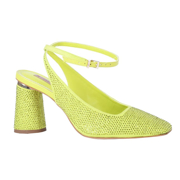 Scarpin Slingback Couro Camurça Hotfix