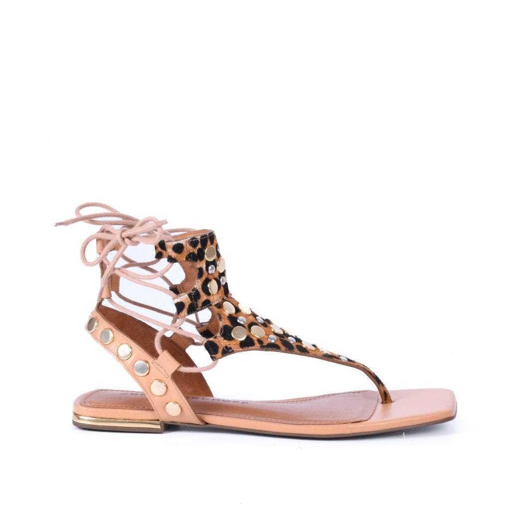 Jorge Bischoff Leather Flat Sandal