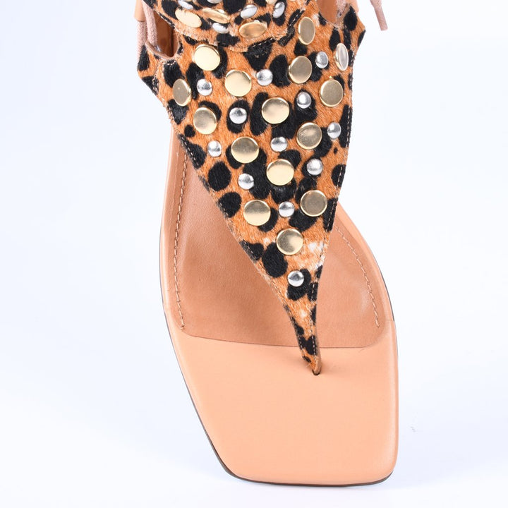 Jorge Bischoff Leather Flat Sandal