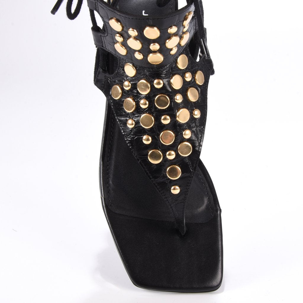 Jorge Bischoff Leather Flat Sandal