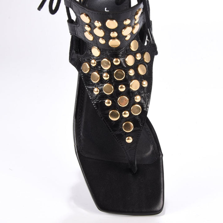 Jorge Bischoff Leather Flat Sandal