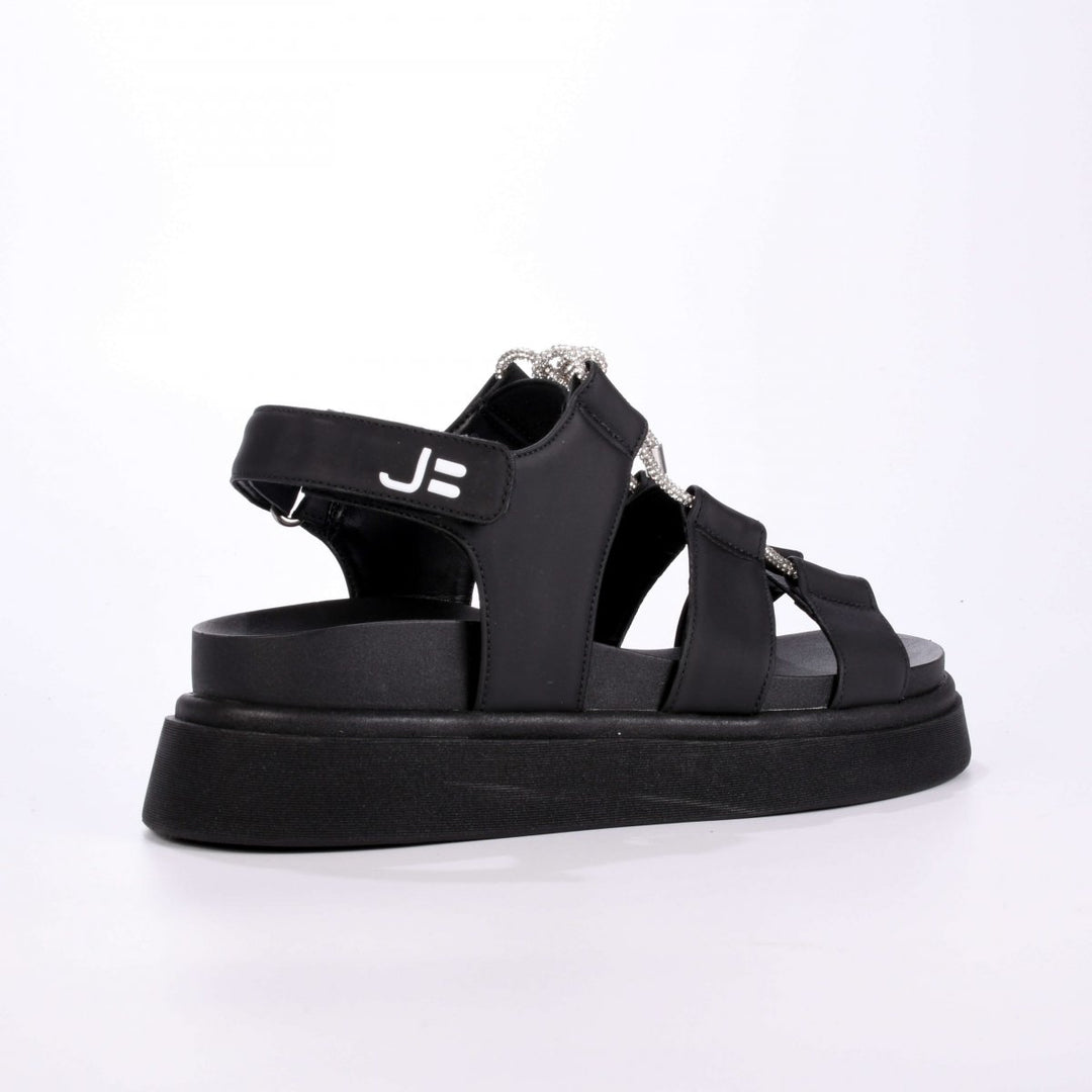 Jorge Bischoff Rhinestone Papete Sandal